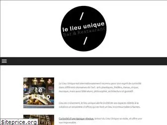 www.restaurantlieuunique.fr