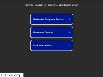 restaurantliquidationauctions.com