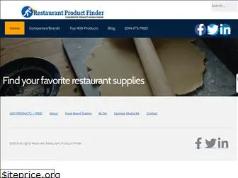 restaurantproductfinder.com