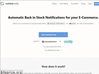 restocknotify.com