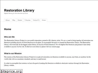 restorationlibrary.org