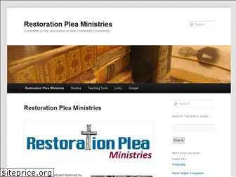 restorationplea.com