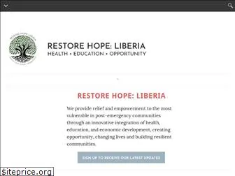 restorehopeliberia.org