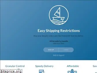 restrictshipping.com