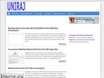 result-uniraj-ac.in