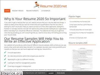 resume2020.net