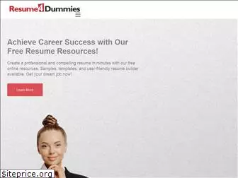 resume4dummies.com