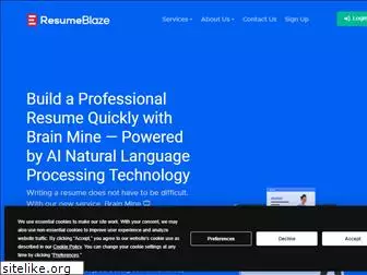 resumeblaze.com