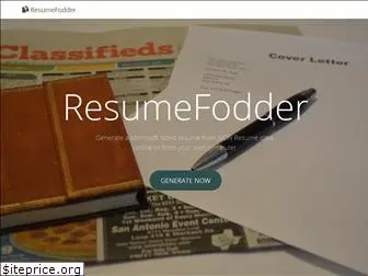 resumefodder.com