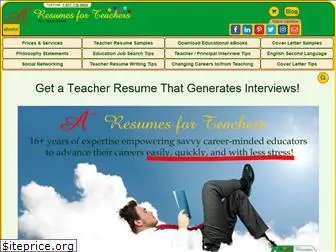 www.resumes-for-teachers.com