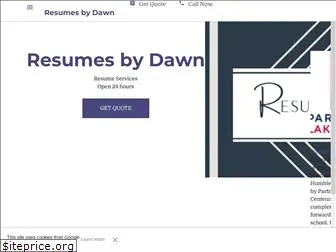 resumesbydawn.com