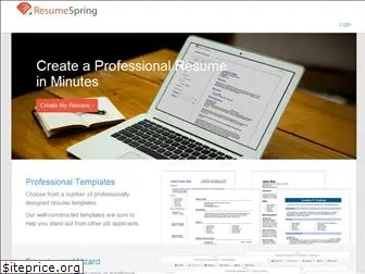 resumespring.com