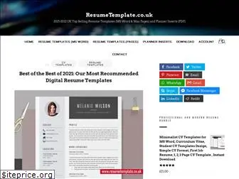 resumetemplate.co.uk