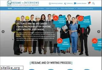 resumetointerviews.com