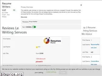 resumewriterslist.com
