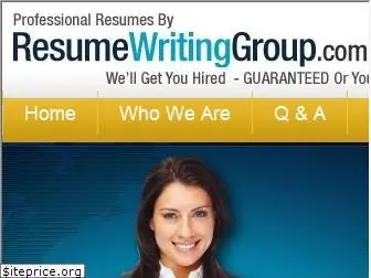 resumewritinggroup.com