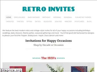 retroinvites.com