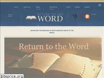 returntotheword.com