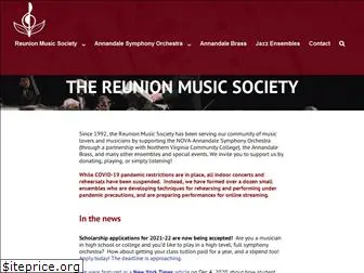 reunionmusicsociety.org