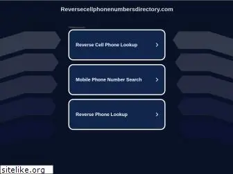 reversecellphonenumbersdirectory.com