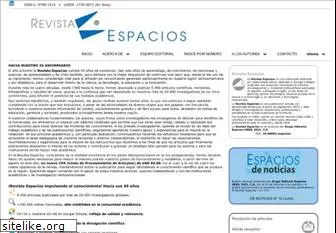 revistaespacios.com