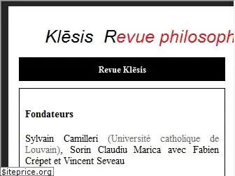 revue-klesis.org