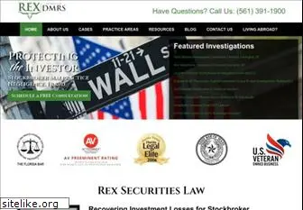 rexsecuritieslaw.com