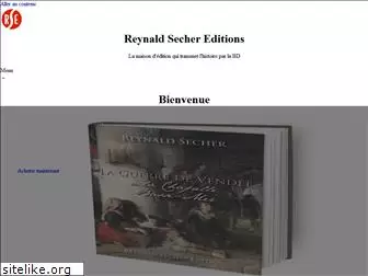 reynald-secher-editions.com