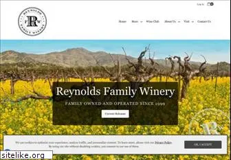 reynoldsfamilywinery.com