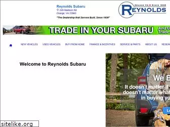 reynoldssubaruoforange.com