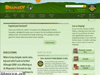 rhapsodynaturalfoods.com