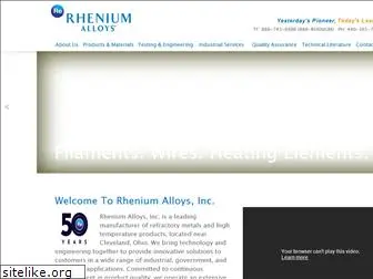 rheniumalloys.com