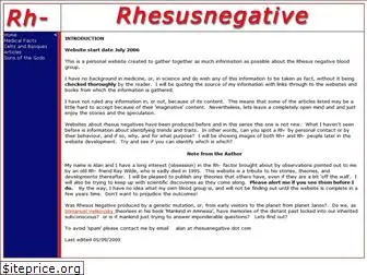 rhesusnegative.com