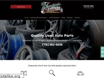 rhinelanderautosalvage.com