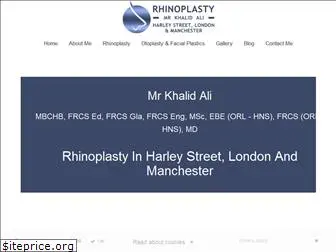 rhinoplastyharleystreet.co.uk