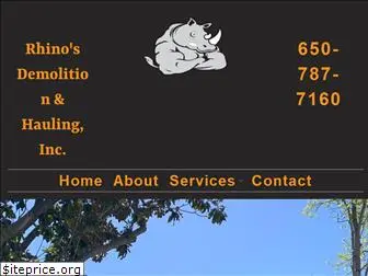 rhinoshauling.com