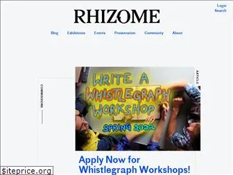 rhizome.com