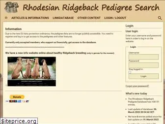 rhodesian-ridgeback-pedigree.org