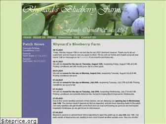 rhynardsblueberryfarm.com