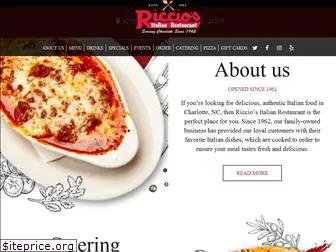 ricciospizzavilla.com