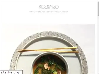 riceandmiso.com