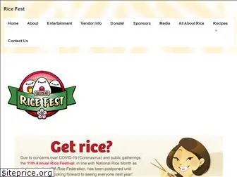 ricefest.com