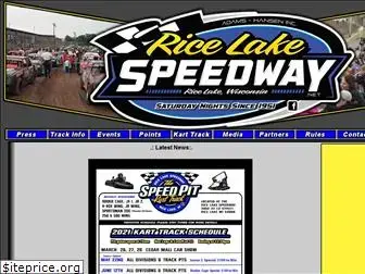 ricelakespeedway.net