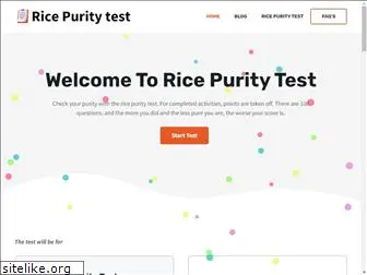 ricepuritytest.org