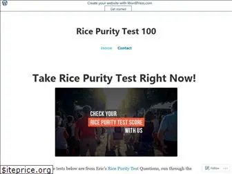 ricepuritytest100.wordpress.com