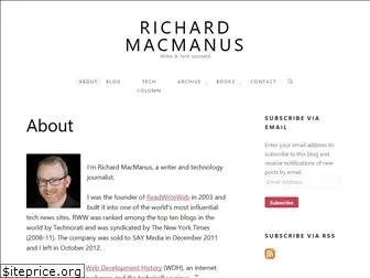 richardmacmanus.com