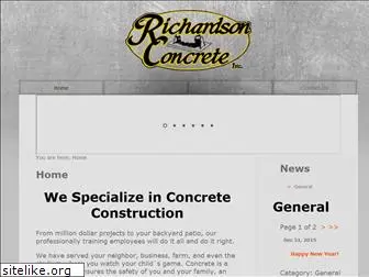 richardsonconcrete.com
