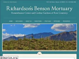 richardsonsbensonmortuary.com