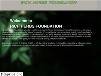 richherbsfoundation.com
