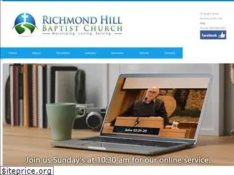 richmondhillbaptist.org